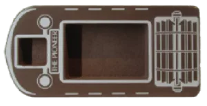 Brown Boat Small