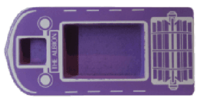 Purple Boat Small
